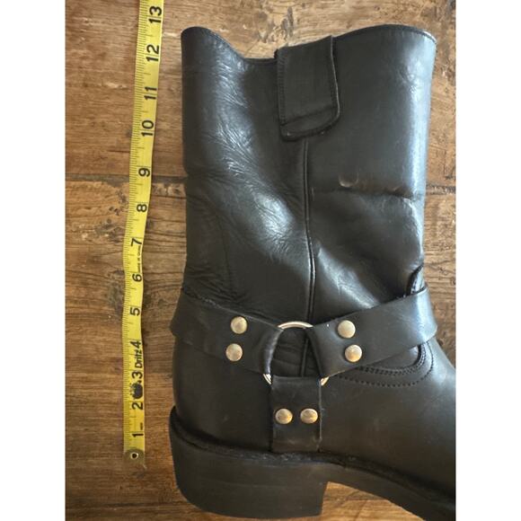 Cactus black harness heavy duty leather work boots 8.5
Made in Mexico main image 10